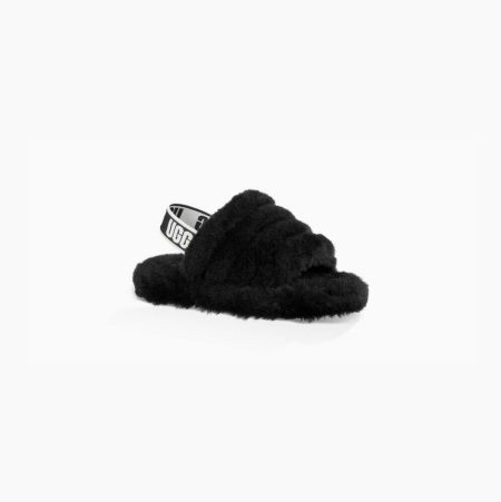 UGG Fluff Yeah - Badesandaler Barn - Svart (NO-A727)